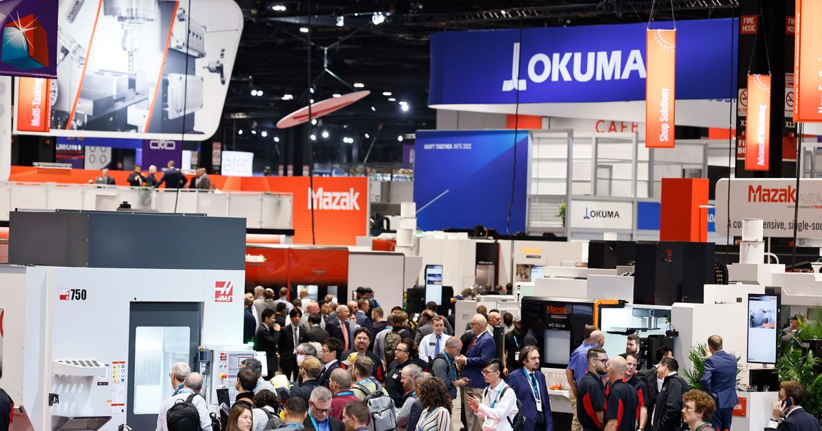IMTS 2024 trade show floor at McCormick Place Chicago — Lillian Group Marketing helps Illinois manufacturers maximize their IMTS and AFS trade show investment